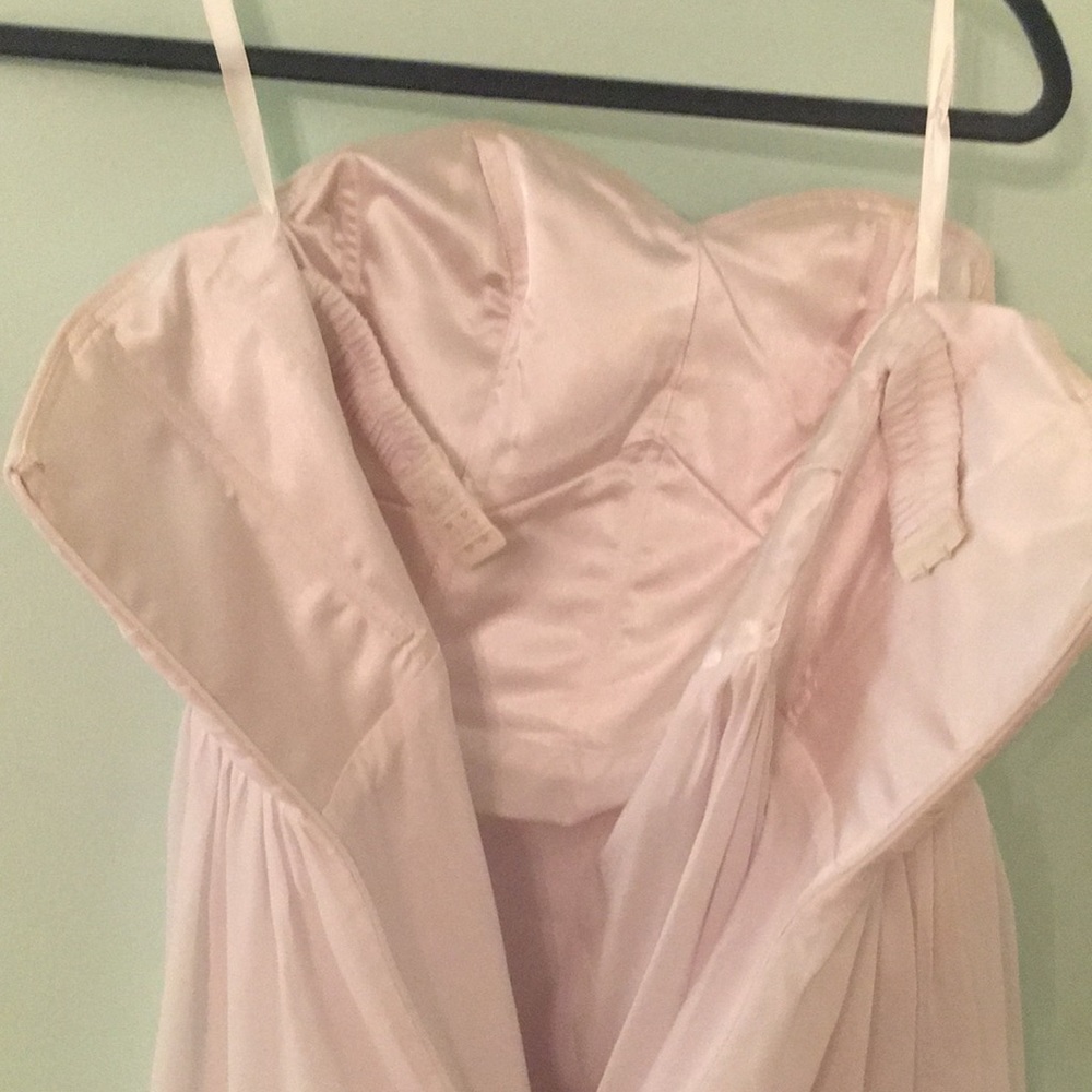 White strapless mini dress - Picture 3 of 4